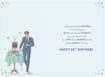 Picture of FOR A SPECIAL SON ON YOUR 40TH BIRTHDAY CARD